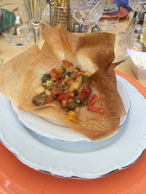 Ratatouille en croustillant